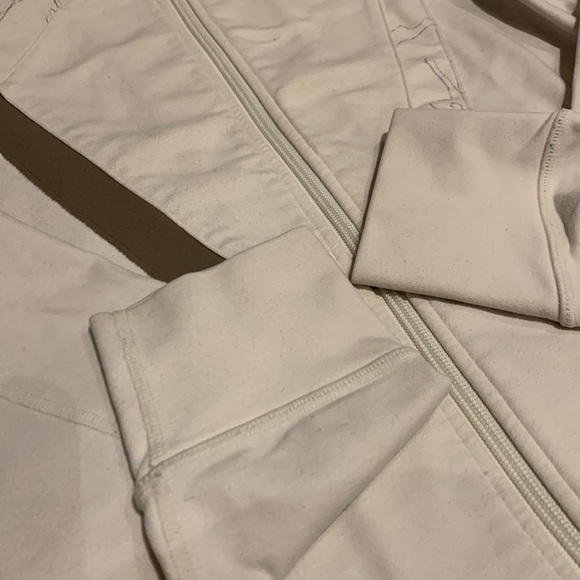 Lululemon Off White/Brown/Black Stride Luon Origami Jacket -Size 8 - Picture 12 of 16